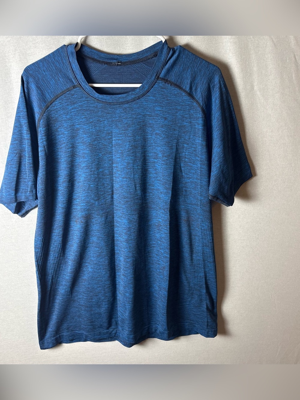 Lululemon Metal Vent Tech Short Sleeve Shirt Blue Size Large